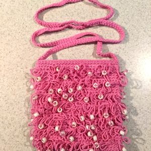 Hand & Heart handmade long strap mini shoulder bag